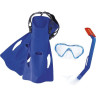 Комплект для плавания BESTWAY FIREFISH от 7 лет, размер ласт 37-41, 2 цвета 25025 BW
